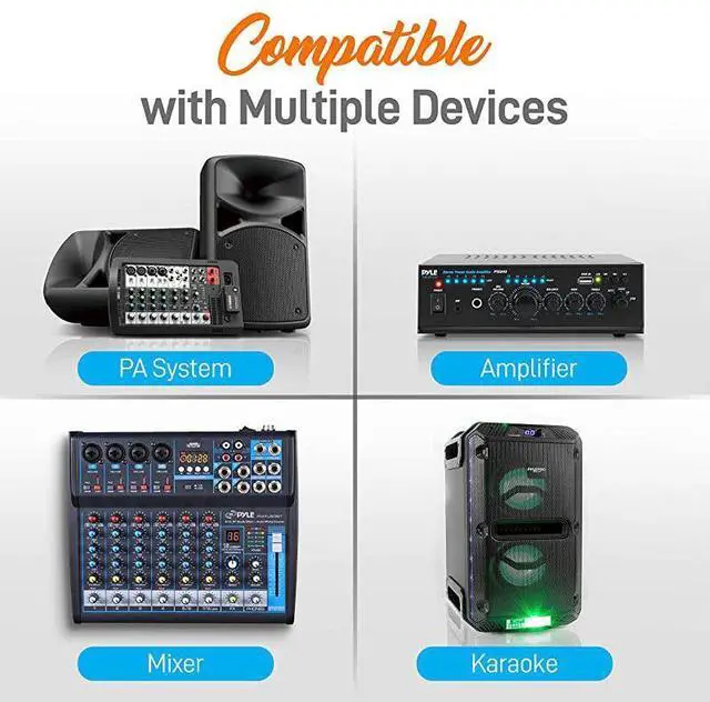 Alt view image 2 of 7 - FOR-Compact UHF Wireless Microphone System Pro Portable 1 Channel Desktop Digital Mic Receiver Set w BeltPack Transmitter Receiver Headset and Lavalier Mics XLR For Home PA PDWM1988BBlack