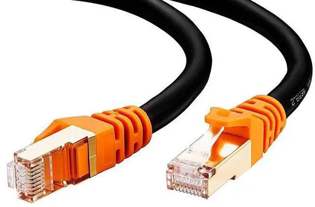 Alt view image 5 of 7 - FOR Cat 7 Outdoor Ethernet Cable 150 ft CAT 7 Heavy Duty Double Shielded Ethernet Patch Cable Waterproof Ethernet Cable for Ethernet Switch IP Camera POE and More Direct Burial Ethernet Cable