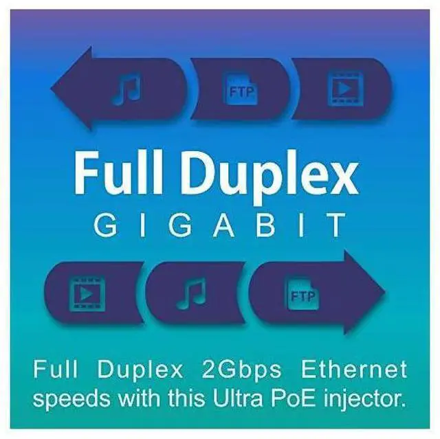 Alt view image 2 of 7 - for Gigabit Ultra PoE+ Injector, Supplies PoE (15.4W), PoE+(30W) Or Ultra PoE(60W), Network A PoE Device Up To 100m(328 ft), Supports IEEE 802.3af,802.at,Ultra PoE, Plug & Play, Black, TPE-117GI