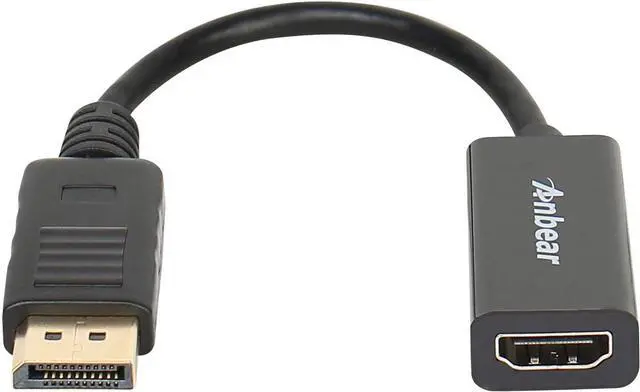 Main image of Display Port to HDMI Adapter Displayport to HDMI Cable(Male to Female) for DisplayPort Enabled Desktops and Laptops Connect to HDMI Displays (1PACK)