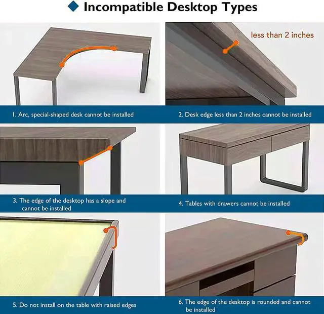 Alt view image 7 of 7 - FOR Ergonomics Desk Extender Tray 11.8x 5.9 Table Mount Arm Wrist Rest Shelf 90 Foldable Elbow Arm Support Clamp on Computer Arm Rest for Desk Suitable for Office Home Use