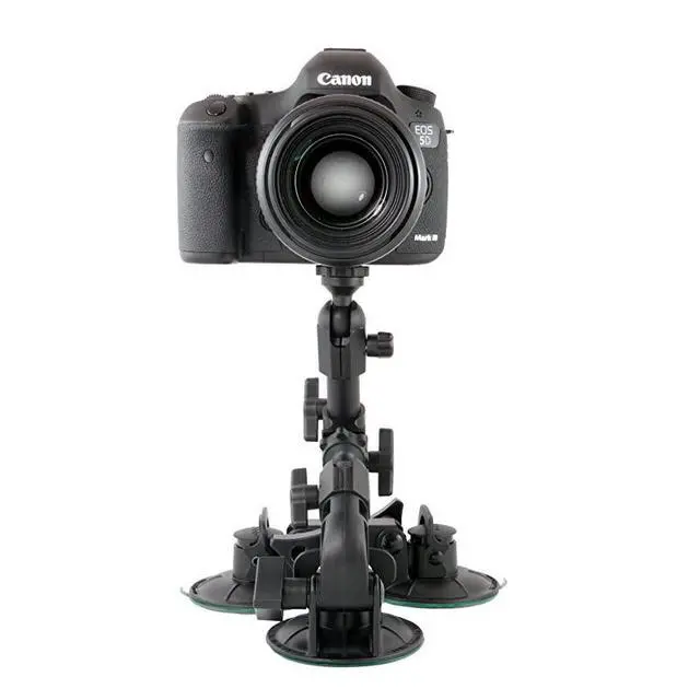Alt view image 7 of 7 - FOR Devices Fat Gecko Triple Suction Camera Mount DDMNTTRIPLE