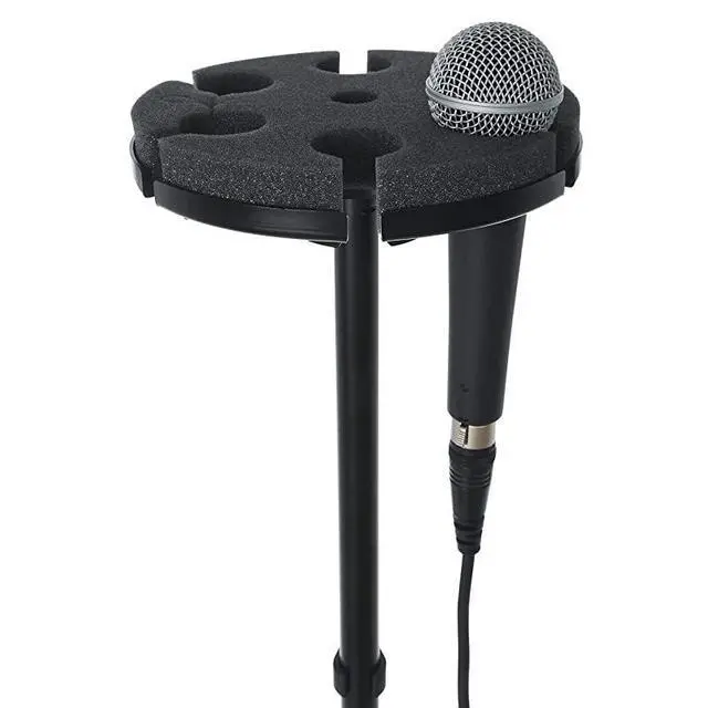 Alt view image 5 of 7 - Frameworks Mic Stand Adapter to Hold up to 6 Microphones Fits Both Wired and Wireless GFWMIC6TRAY
