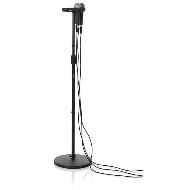 Alt view image 7 of 7 - Frameworks Mic Stand Adapter to Hold up to 6 Microphones Fits Both Wired and Wireless GFWMIC6TRAY