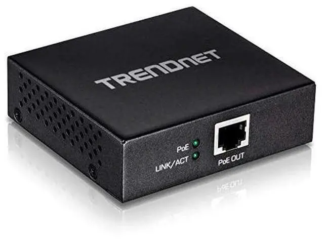 Main image of FOR Gigabit PoE+ Repeater/Amplifier, 1 x Gigabit PoE+ In Port, 1 x Gigabit PoE Out Port, Extends 100m For Total Distance Up To 200m (656 ft), Supports PoE(15.4W) & PoE+(30W), Black, TPE-E100