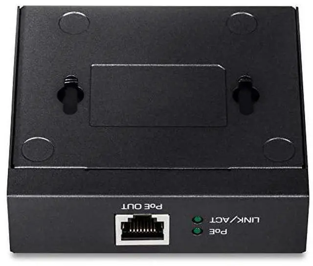 Alt view image 4 of 5 - FOR Gigabit PoE+ Repeater/Amplifier, 1 x Gigabit PoE+ In Port, 1 x Gigabit PoE Out Port, Extends 100m For Total Distance Up To 200m (656 ft), Supports PoE(15.4W) & PoE+(30W), Black, TPE-E100
