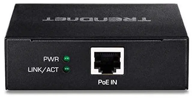 Alt view image 5 of 5 - FOR Gigabit PoE+ Repeater/Amplifier, 1 x Gigabit PoE+ In Port, 1 x Gigabit PoE Out Port, Extends 100m For Total Distance Up To 200m (656 ft), Supports PoE(15.4W) & PoE+(30W), Black, TPE-E100