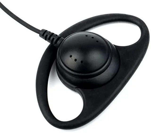 Alt view image 5 of 7 - forCase of 10 Walkie Talkies Earpiece with Mic 2 Pin DType Headset for Baofeng UV5R BF888S  H777 RT22 RT27 RT5R Kenwood 2 Way Radios