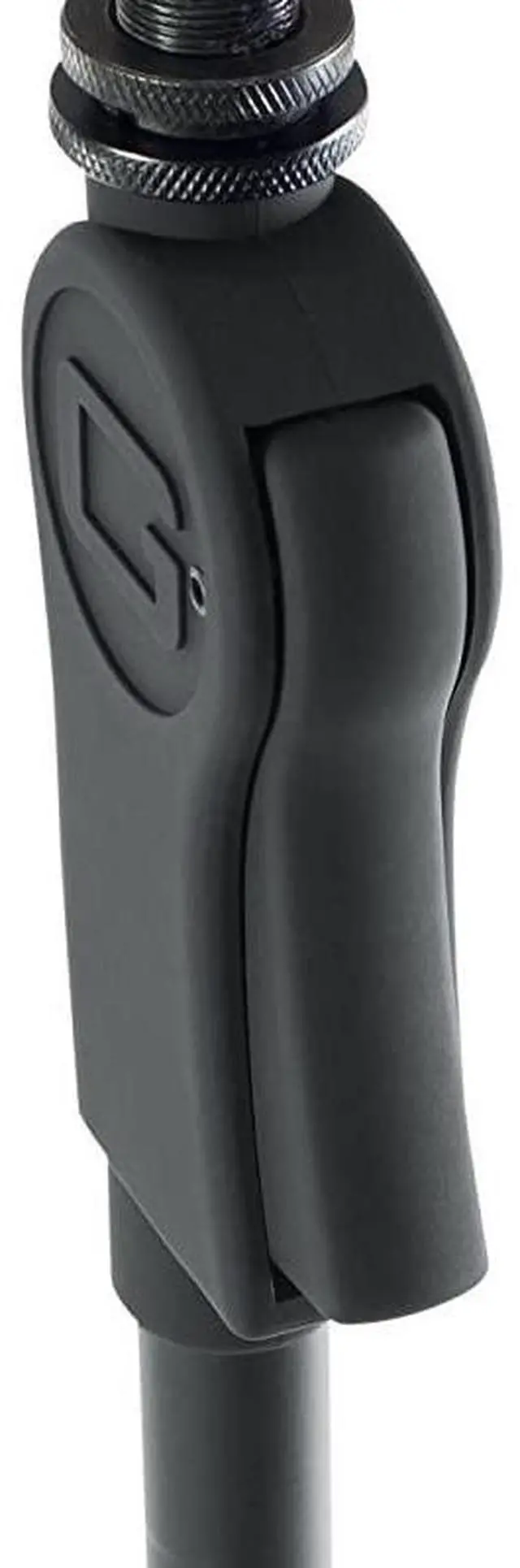 Alt view image 2 of 3 - forFrameworks Microphone Stand with 12 Weighted Base and Deluxe Soft Grip Squeeze Height Adjustment GFWMIC1201