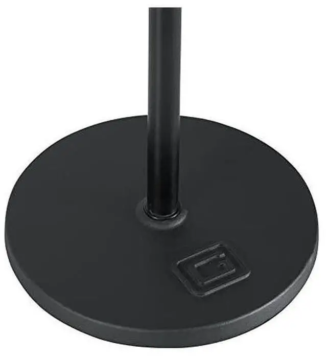 Alt view image 3 of 4 - FOR Frameworks Microphone Stand with 10 Weighted Base and Deluxe Soft Grip Squeeze Height Adjustment GFWMIC1001