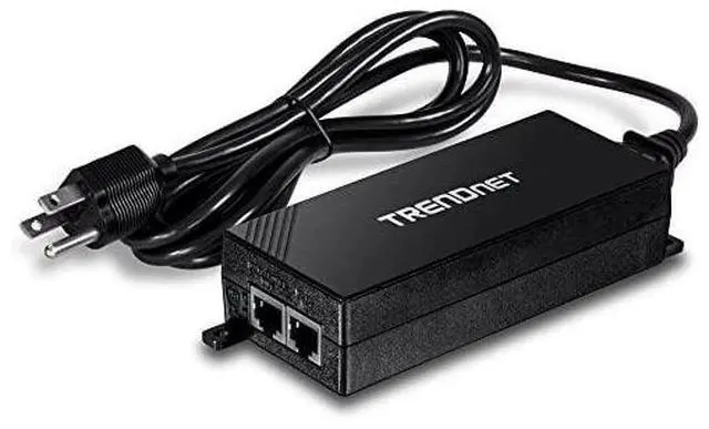 Alt view image 6 of 7 - for Gigabit Power Over Ethernet Plus Injector TPE115GI Converts NonPoe Gigabit to Poe+ or PoE Gigabit Supplies PoE 154W or PoE+ 30W Power Network Distances Up to 100 M 328 ftBlack