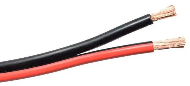 Alt view image 2 of 5 - FOR Gauge Speaker Wire - Red/Black (100 Feet) Car Audio Home Theater Sub Woofer Stranded Cable 2 Conductor Power Ground