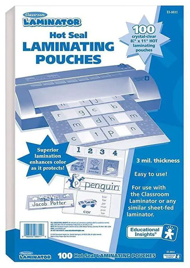 Main image of forClassroom Laminator 85quot X 11quot Hot Laminating Pouches 100 pieces