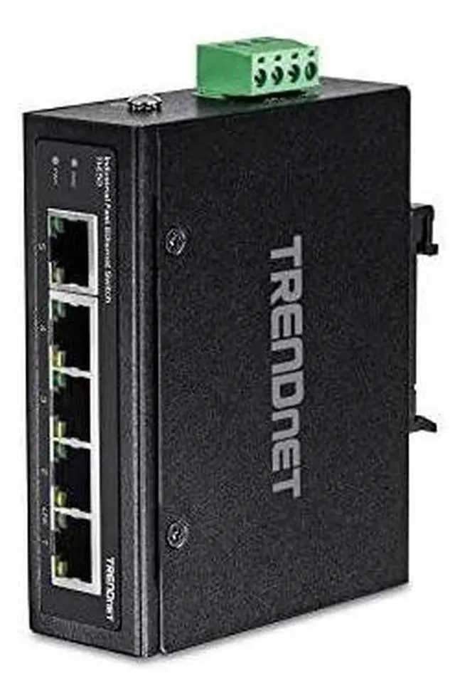 Main image of for5Port Industrial Unmanaged Fast Ethernet DINRail Switch TIE50 5 x Fast Ethernet Ports 1Gbps Switching Capacity5 Port Network Fast Ethernet SwitchIP30 Metal SwitchLifetime Protection