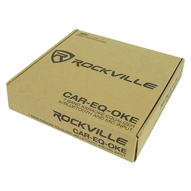 Alt view image 7 of 7 - FOR CAR-EQ-Oke Car Audio 7 Band Equalizer w Bluetooth + Mic Input Karaoke