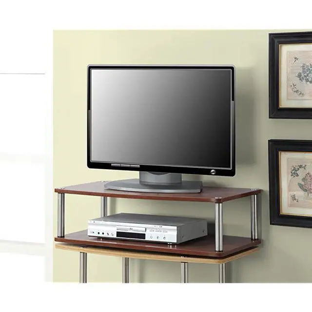 Alt view image 3 of 3 - FOR Designs2Go XL Two Tier Swivel Riser Cherry