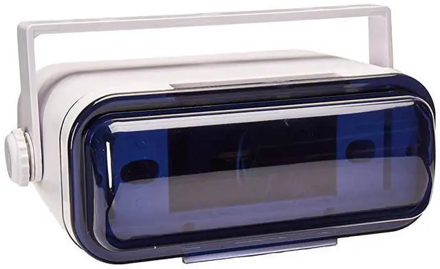 Main image of forDurable Universal Marine Stereo Cover Water Resistant Boat Radio Protector Shield with Flipup Door Neoprene Gasket Compatible with Dual Shaft DIN Style Stereos  PLMRCW3