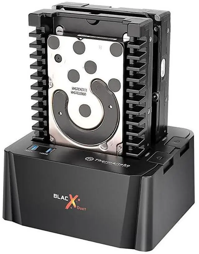Alt view image 5 of 6 - FOR-BlacX Duet 2535 SATA IIIIII USB 30 External Hard Drive Enclosure Docking Station ST0014UD
