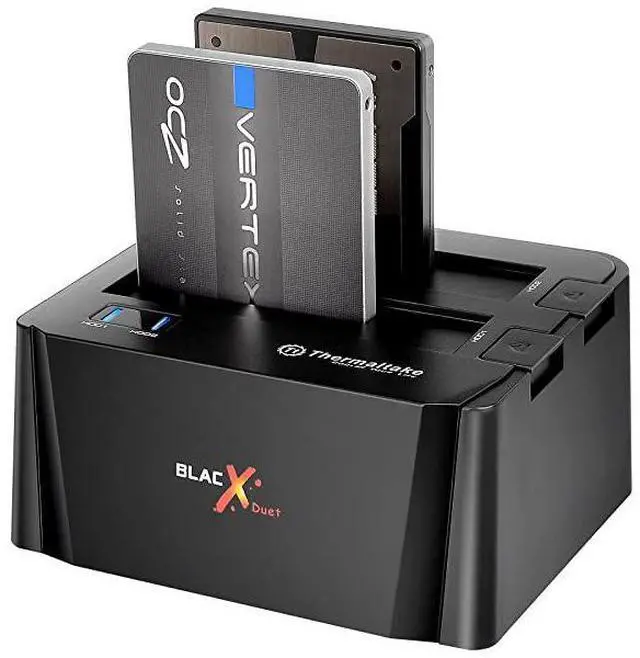 Alt view image 6 of 6 - FOR-BlacX Duet 2535 SATA IIIIII USB 30 External Hard Drive Enclosure Docking Station ST0014UD