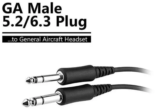 Alt view image 3 of 3 - for Aviation Headset to General Aircraft GA AdaptefoBose A20 Lemo 6Pin