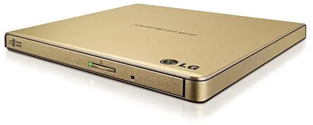 Main image of Electronics 8X USB 20 Super Multi Ultra Slim Portable DVD+RW External Drive with MDISC Support Retail Gold GP65NG60