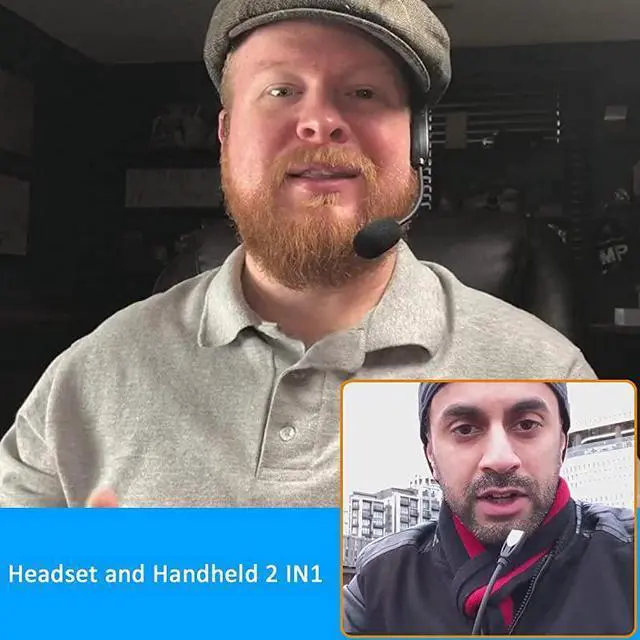 Alt view image 3 of 7 - FOR Wireless Microphone KIMAFUN 24G Wireless Waterproof Headset Microphone with Transmitter and 35mm Receiver For Instructor Spinning Yoga Smartphone Speaker G1001