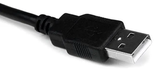 Alt view image 4 of 4 - FOR com 1 ft USB to RS232 Serial DB9 Adapter Cable with COM Retention Up to 920 kpbs USB to VGA Adapter ICUSB232PROBlack