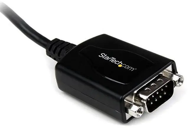 Alt view image 3 of 4 - FOR com 1 ft USB to RS232 Serial DB9 Adapter Cable with COM Retention Up to 920 kpbs USB to VGA Adapter ICUSB232PROBlack