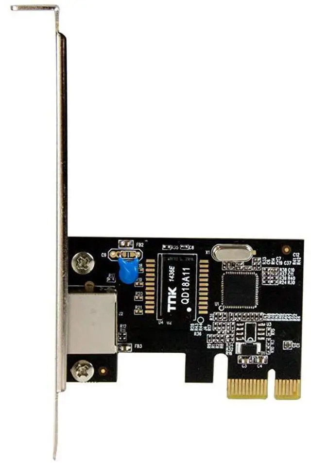 Alt view image 2 of 5 - FOR com 1-Port Gigabit Ethernet Network Card - PCI Express, Intel I210 NIC - Single Port PCIe Network Adapter Card with Intel Chipset (ST1000SPEXI), Black