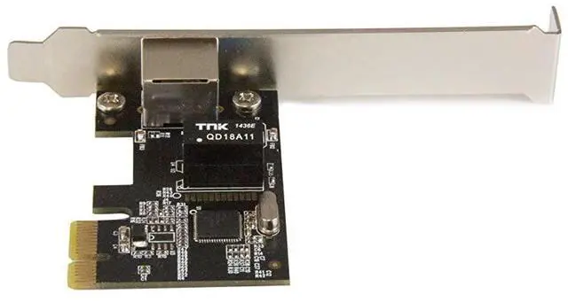 Alt view image 4 of 5 - FOR com 1-Port Gigabit Ethernet Network Card - PCI Express, Intel I210 NIC - Single Port PCIe Network Adapter Card with Intel Chipset (ST1000SPEXI), Black