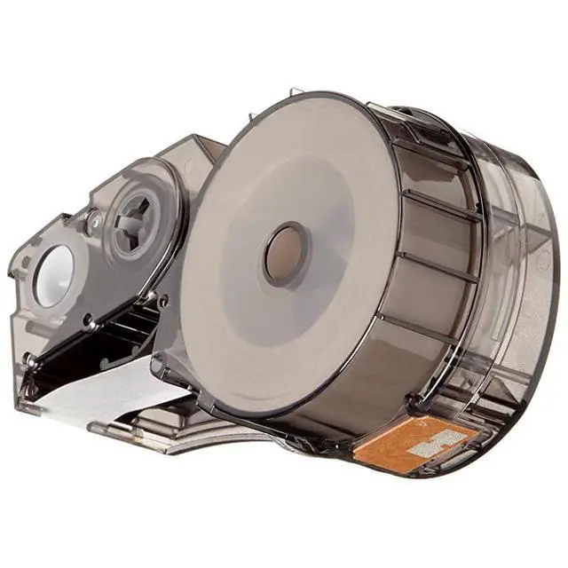 Alt view image 2 of 4 - for Authentic M21500430 Clear Harsh Environment Polyester Label for Laboratory Asset Tracking and Datacom Labeling Black on Clear material Designed for BMP21PLUS and BMP21LAB Label Printers