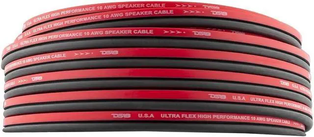 Alt view image 2 of 3 - FOR DS18 SW-10GA-100RB 10-GA Ultra Flex Speaker Wire Red and Black 100 Ft - Speaker Cable for Audio Applications