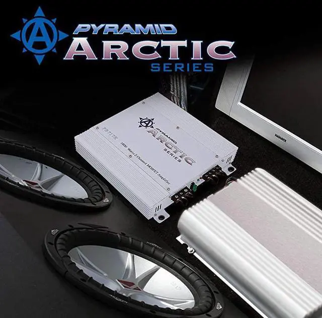 Alt view image 6 of 7 - FOR-2 Channel Car Stereo Amplifier 1000W Dual Channel Bridgeable High Power MOSFET Audio Sound Auto Small Speaker Amp Box w Crossover Variable Gain Control RCA INOUT LED Indicators Pyle PB717X