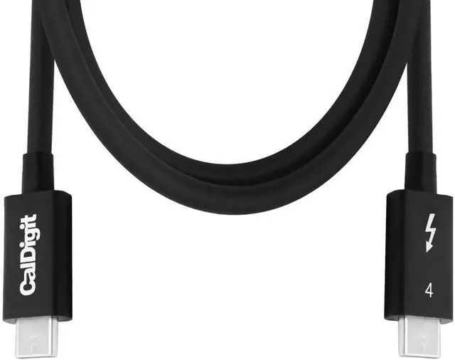 Alt view image 2 of 7 - FOR Thunderbolt 4 Cable - 40Gbps 100W Power Delivery, Compatible with Thunderbolt 3 & USB Type C, MacBook Pro, iMac, iPhone 15 Max, Black (0.8 Meter 2.62 Feet, Thunderbolt 4 / USB 4 Cable)
