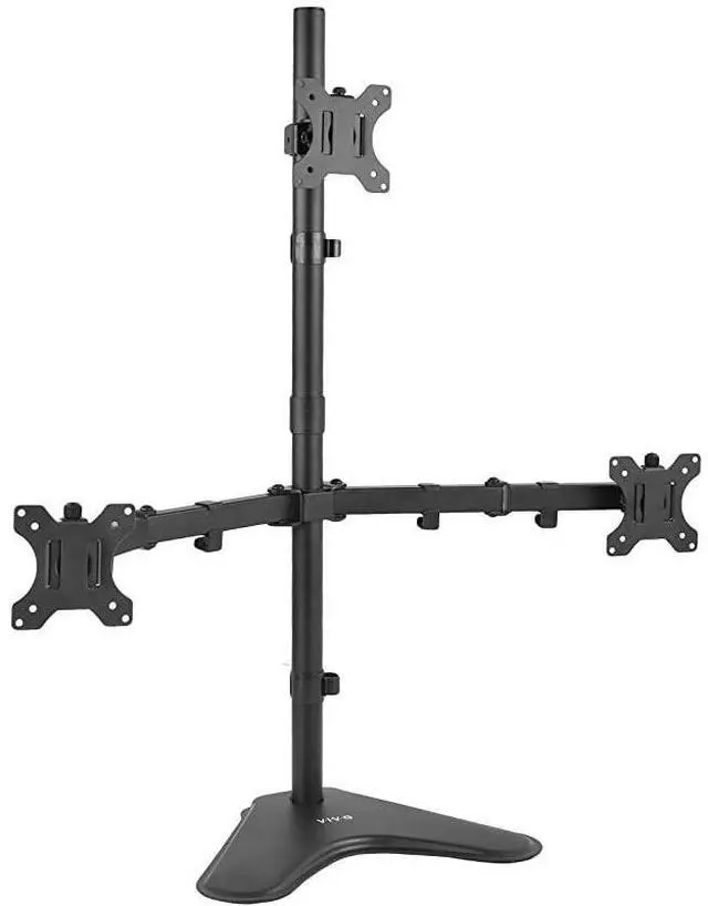 Main image of FOR Triple LCD LED Computer Monitor Desk Stand, Free Standing Heavy Duty Fully Adjustable Mount for 3 Screens up to 30 inches STAND-V003E