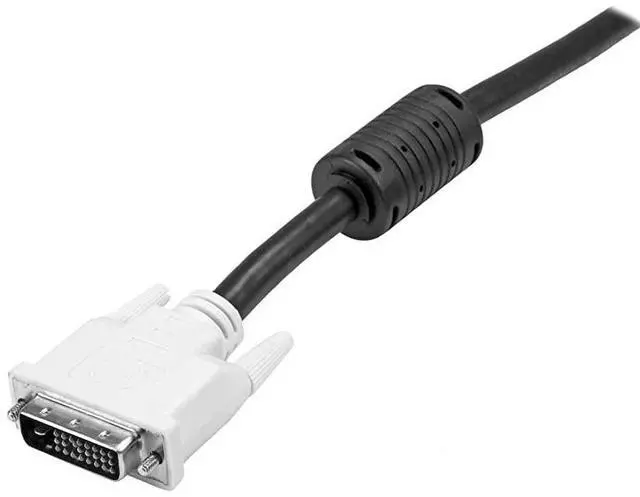 Alt view image 2 of 4 - FOR com Dual Link DVI Cable 20 ft Male to Male 2560x1600 DVID Cable Computer Monitor Cable DVI Cord Video Cable DVIDDMM20 Black