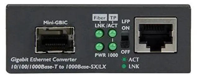 Alt view image 2 of 4 - FOR-com Multimode Single Mode Fiber Media Converter Open SFP Slot 101001000Mbps RJ45 Port LFP Supported IEEE 8021q Tag VLAN MCM1110SFP