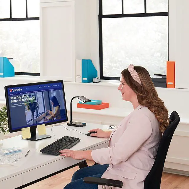 Alt view image 3 of 7 - FOR Xiaogan Slimline Wired Keyboard and Mouse Combo, Optical Wired Mouse, Full-Size Keyboard, USB Plug-and-Play, Compatible with PC, Laptop - Black