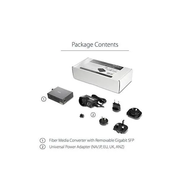 Alt view image 6 of 6 - FOR com MCM1110MMLC Multimode MM LC Fiber Media Converter for 101001000 Network 550m Gigabit Ethernet 850nm with SFP Transceiver