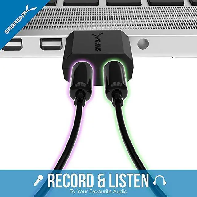 Alt view image 3 of 7 - FOR USB External Stereo Sound Adapter for Windows and Mac Plug and Play No Drivers Needed AUMMSA