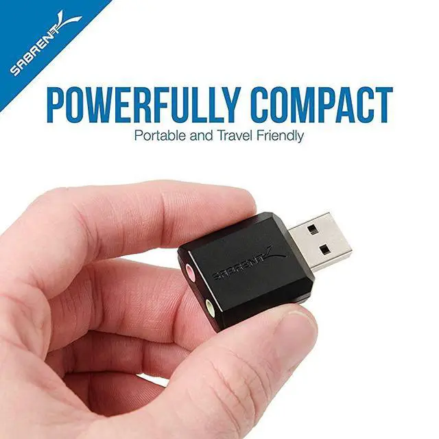 Alt view image 4 of 7 - FOR USB External Stereo Sound Adapter for Windows and Mac Plug and Play No Drivers Needed AUMMSA