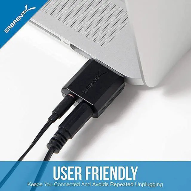 Alt view image 5 of 7 - FOR USB External Stereo Sound Adapter for Windows and Mac Plug and Play No Drivers Needed AUMMSA
