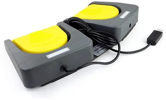 Alt view image 7 of 7 - FOR-USB Double 2 Foot Switch Control Pedal Video Game Customized PC Keyboard Multimedia Key Free Drive HID