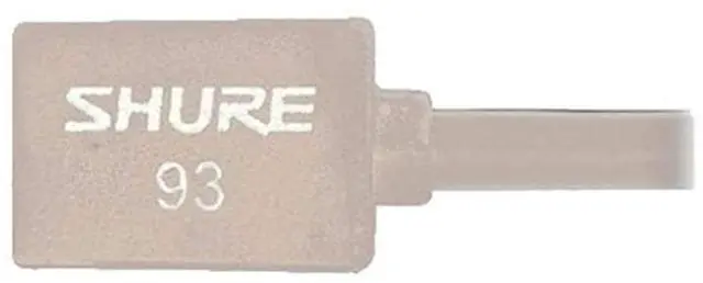 Main image of FOR WL93T Omnidirectional Subminiature Lavalier Condenser Microphone Tan with TA4FTQG Connector for use with Wireless SystemsBlack