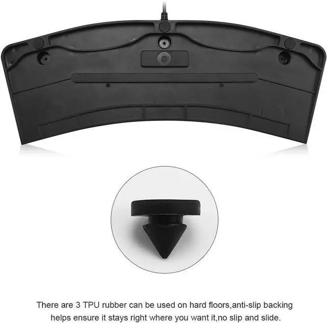 Alt view image 4 of 7 - FOR-Upgraded USB Triple Foot Pedal Switch Control 3 Three Key Footswitch Program Customized Computer Keyboard Mouse Game Action HID