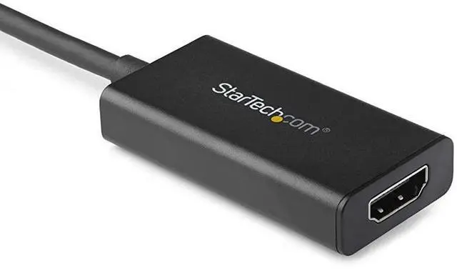 Alt view image 2 of 5 - FOR com DisplayPort to HDMI Adapter with HDR 4K 60Hz Black DP to HDMI Converter DP2HD4K60H