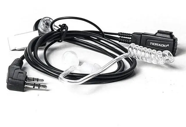 Alt view image 2 of 7 - FOR Walkie Talkie Earpiece with Mic Includes Earmolds and Ear Buds 2 Pin Acoustic Tube Headset for Retevis H777 RT21 RT22 Baofeng UV5R BF888S 2 Way Radio 10 Pack