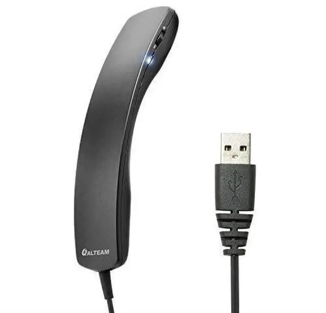 Main image of FOR Wired Portable USB Handset Plug and Play with 2 Meter Long Cable for Softphone Retro Style Lightweight 78g Volume Control Microphone Mute for Skype Voip Office Desktop PC Laptop Call Center