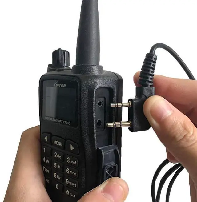 Alt view image 2 of 7 - FOR Walkie Talkie Earpiece with Mic for BaoFeng Radio Retevis Headset for Baofeng UV5R BF888S Arcshell Retevis H777 RT21 RT22 Kenwood 2 Way Radio by  10 Pack