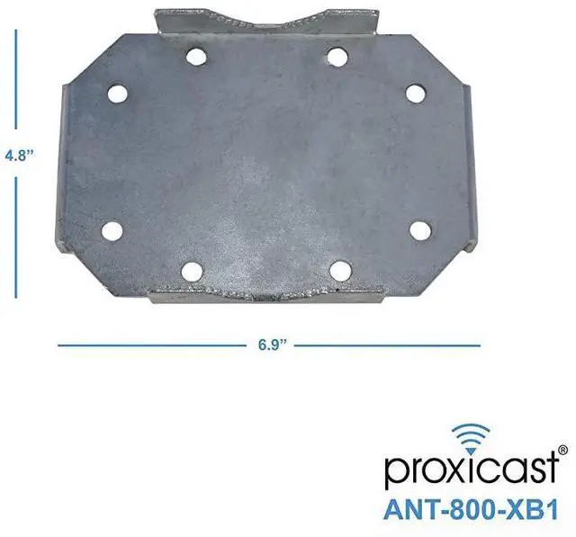 Alt view image 5 of 7 - FOR XBoom MIMO Antenna Mast CrossOver Bracket Kit for 125 to 20 OD Pipes Includes Heavy Duty RightAngle Plate Mounting Hardware